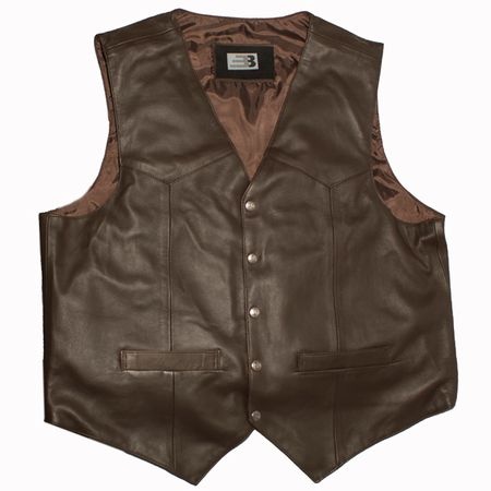 Bulletblocker Nij Iiia Bulletproof Leather Western Vest Closeout