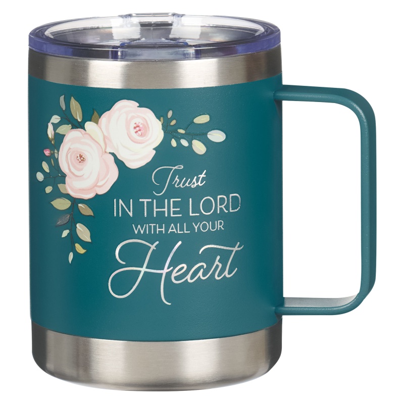 Mug Ss Camp Teal Trust In The Lord Prov. 3:5
