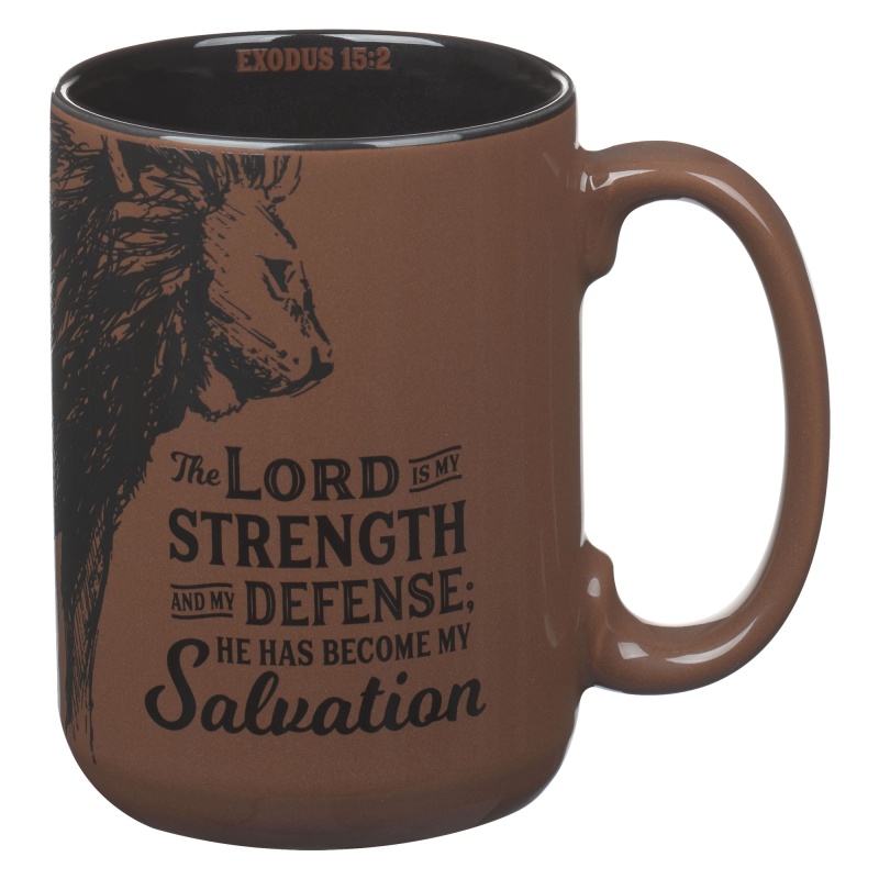 The Lord Is My Strength Ceramic Coffee Mug