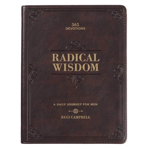 Radical Wisdom Faux Leather Daily Devotional for Men