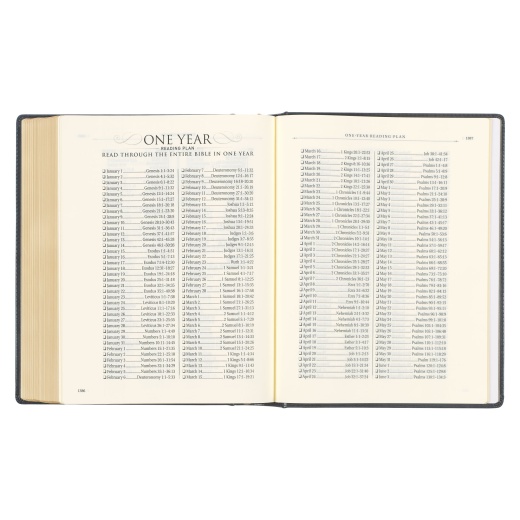 KJV Note-Taking Bible LP Faux Leather HC, Gray