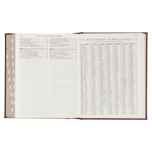 The Family Heritage Bible NLT Hardcover, Brown