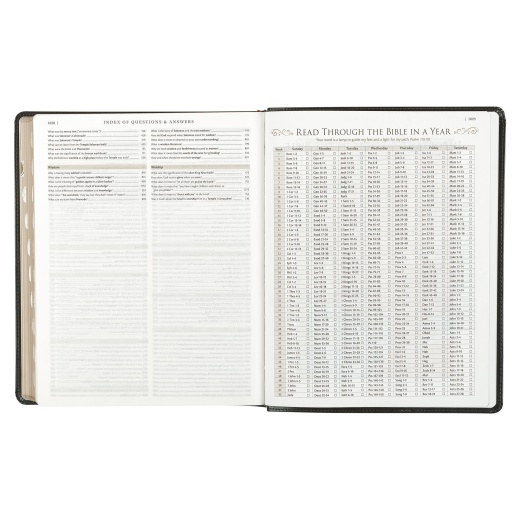 The Family Heritage Bible Faux Leather, Dark Olive/Brown