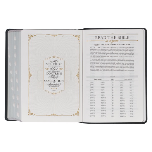 KJV Study Bible Faux Leather, Black