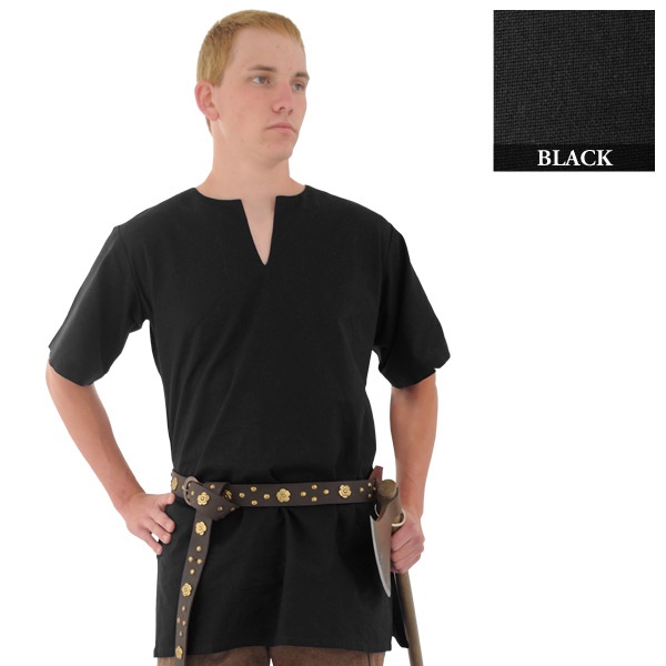 Medieval Tunic: Black, Large