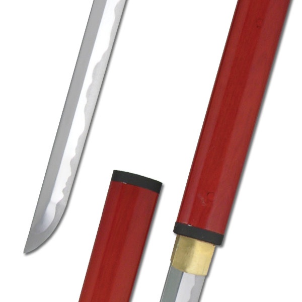 Zatoichi Stick/Sword, Red Saya By Paul Chen / Hanwei