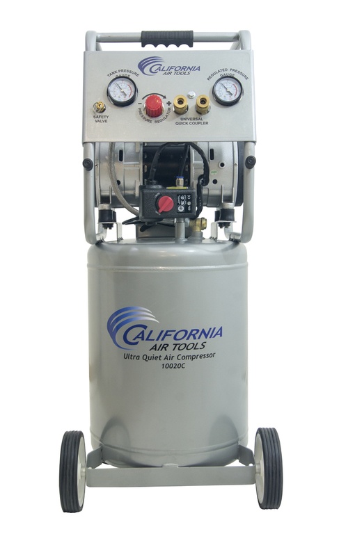 California Air Tools Ultra Quiet, Oil-Free and Powerful 10020C Air Compressor w/ Auto Drain