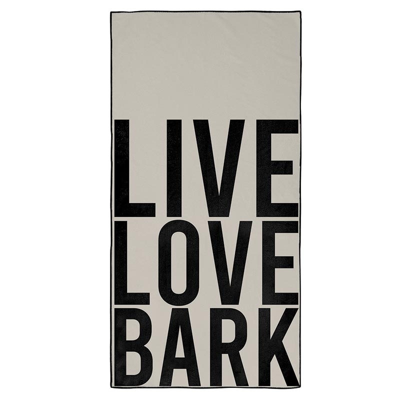 Microfiber Pet Towel - Live Love Bark