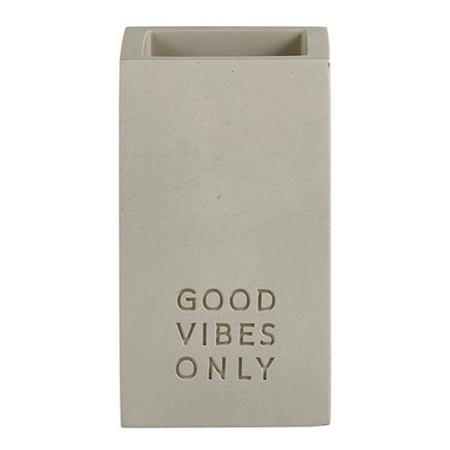 Cement Pen Holder - Good Vibes Only