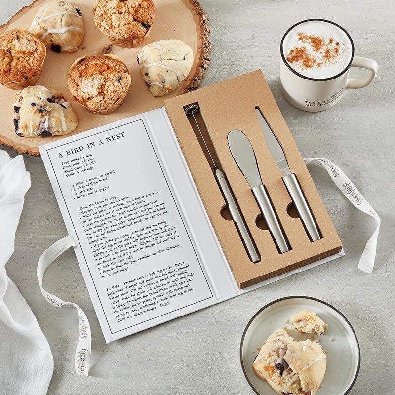 Face To Face Sunny-Side Up Breakfast Tools Book Box