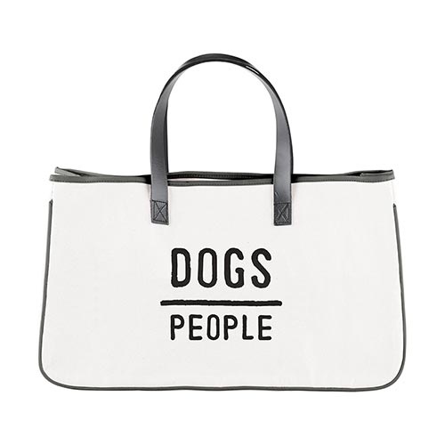 Face To Face Canvas Tote - Dogs/ People