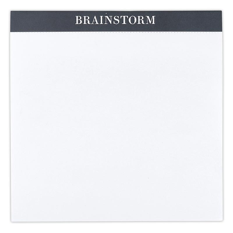 Face To Face Notepad Block - Brainstorm