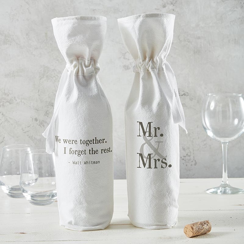 Face To Face Wine Bag - Mr. & Mrs