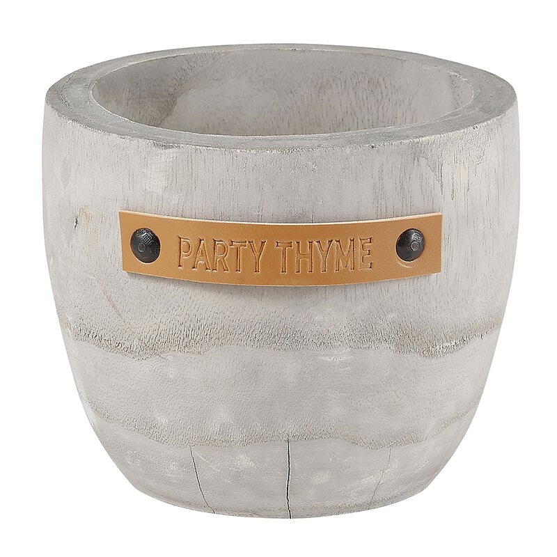 Wood Planter - Party Thyme