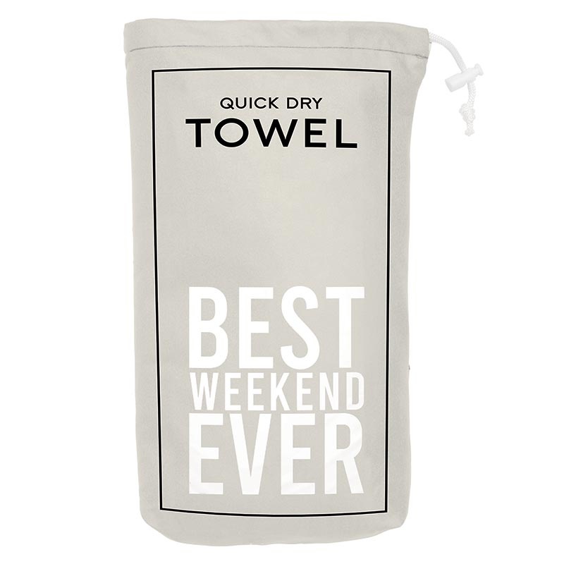 Quick Dry Oversized Beach Towel - Best Weekend Ever