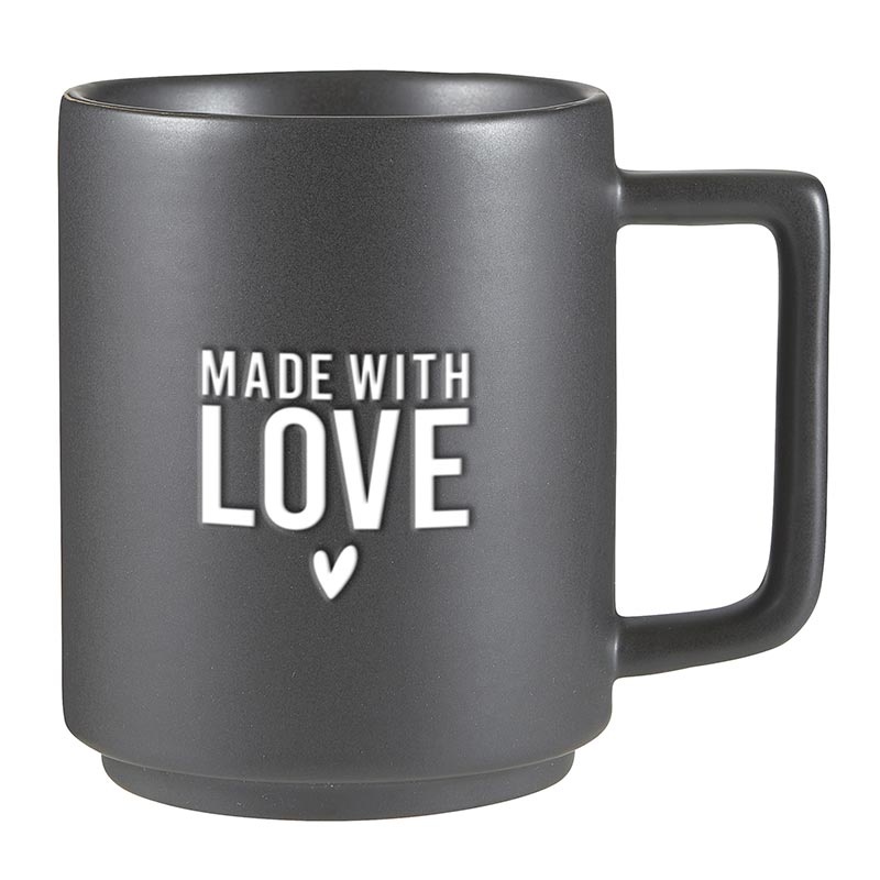 Matte Café Mug - Made With Love