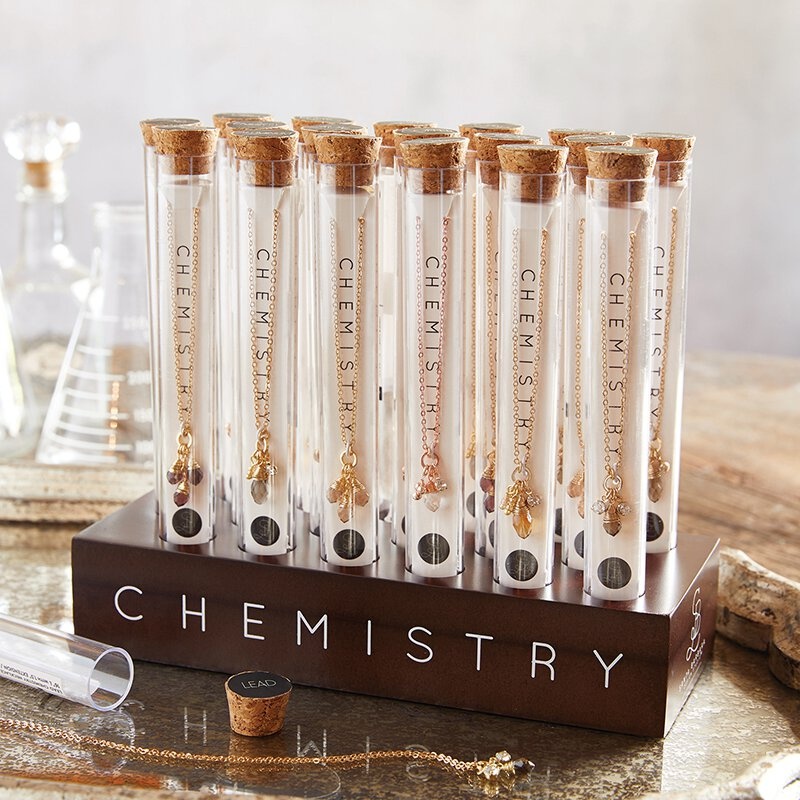 Chemistry Necklace - Filled Display