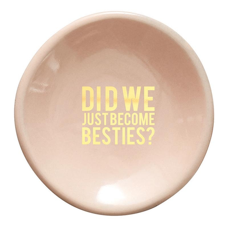 Ceramic Ring Dish & Earrings - Did We Just Become Besties?