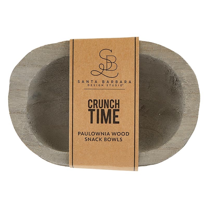 Paulownia Snack Dish Set Of 2 - Crunch Time