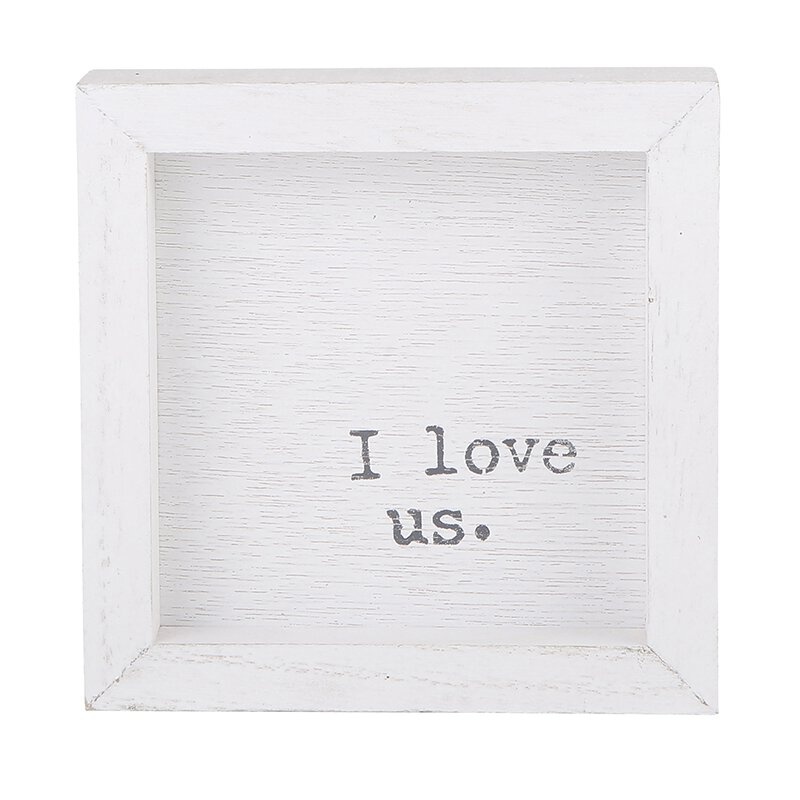 Face To Face Petite Word Board - I Love Us
