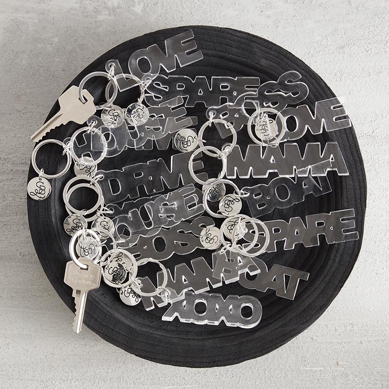 Filled Display - Word Keychains