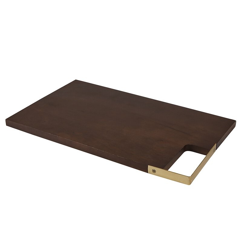 Wood + Brass Board - 18"