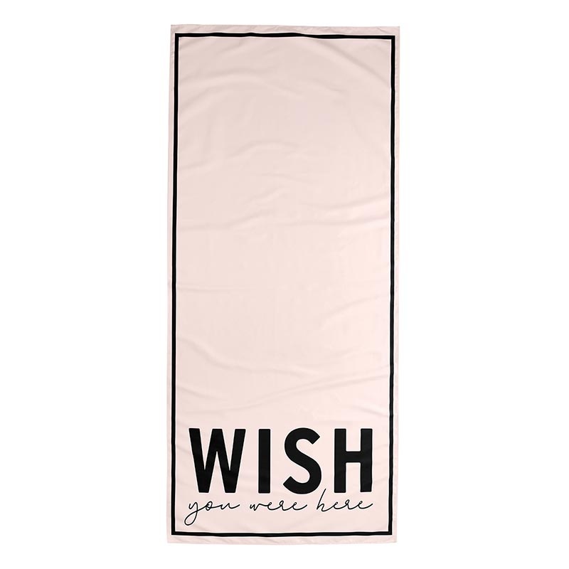 Quick Dry Oversized Beach Towel - Wish You Were Here