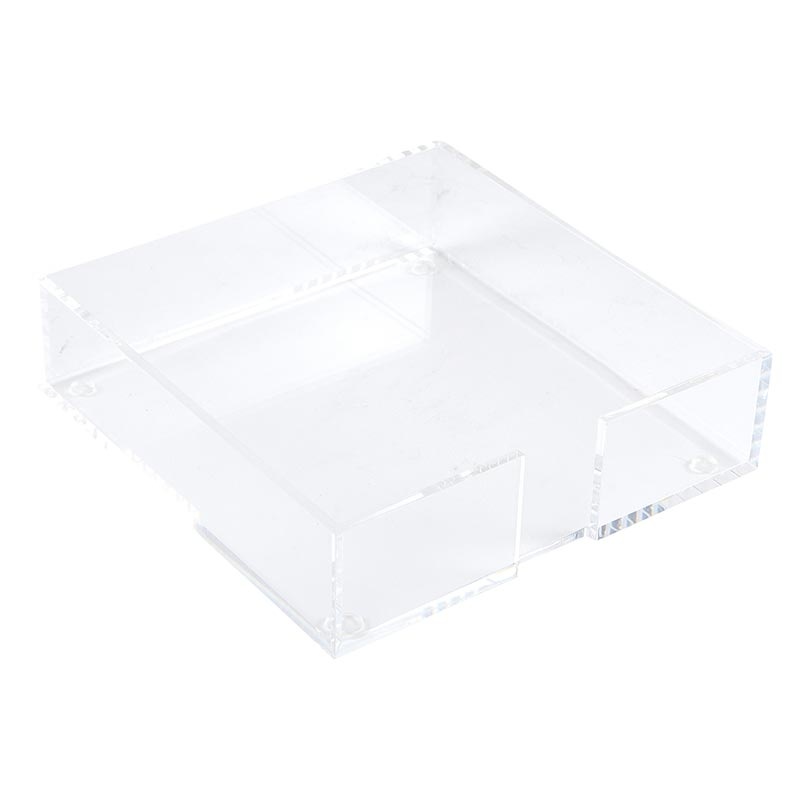 Square Notepaper In Acrylic Tray - Comfort Food