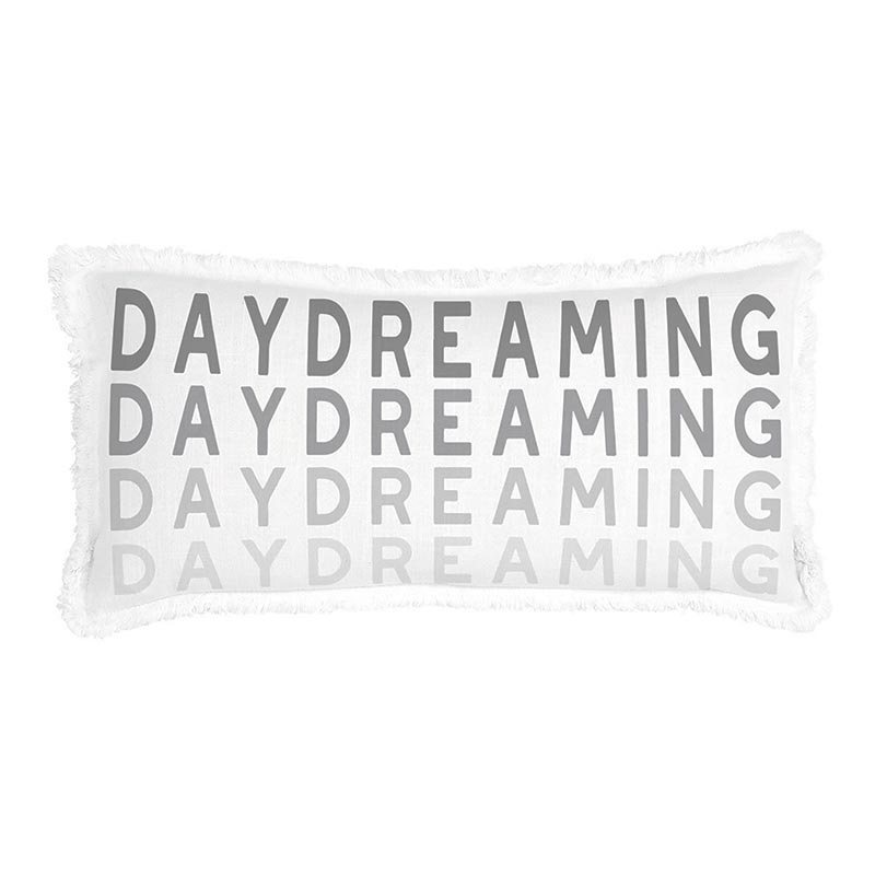 Face To Face Lumbar Pillow - Daydreaming