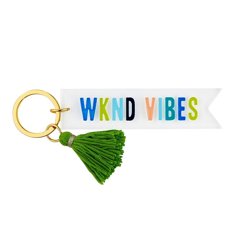 Acrylic Key Tag - Wknd Vibes