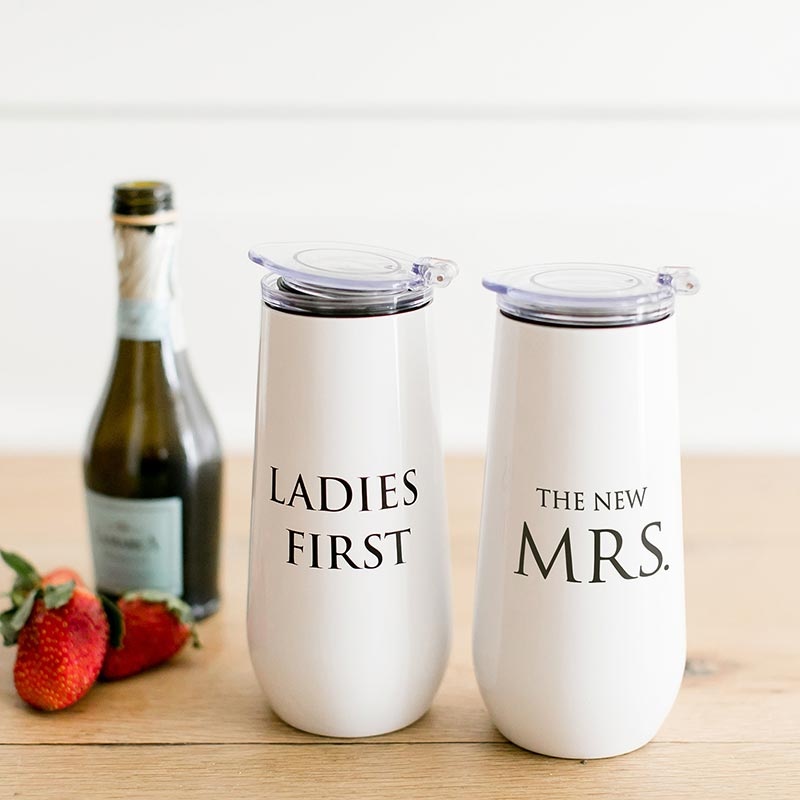 Face To Face Champagne Tumbler - The New Mrs