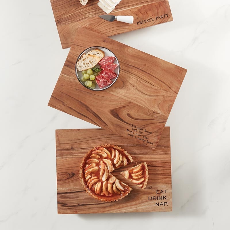 Face To Face Serving Tray - Eat Your Bread With Joy