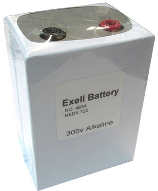 Exell Batteries 493A (722) 300V Alkaline