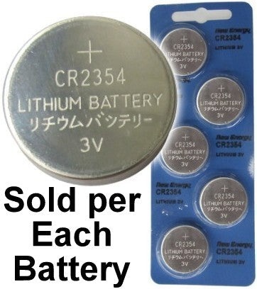 New Energy Cr2354 3V Lithium Coin Cell, On Card
