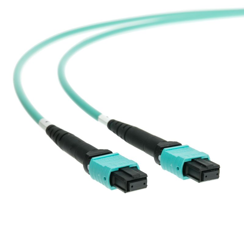 Buy MTP 24-Strand OM3 40/100 Gigabit Type-A Fiber Optic Cable Online