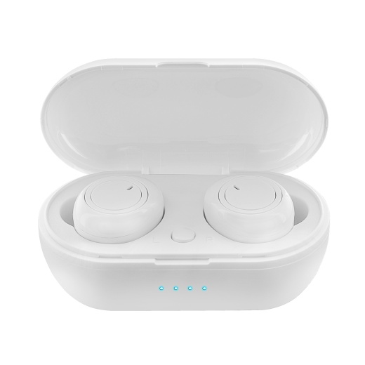 Bluetooth Earbuds with True Wireless Stereo in White