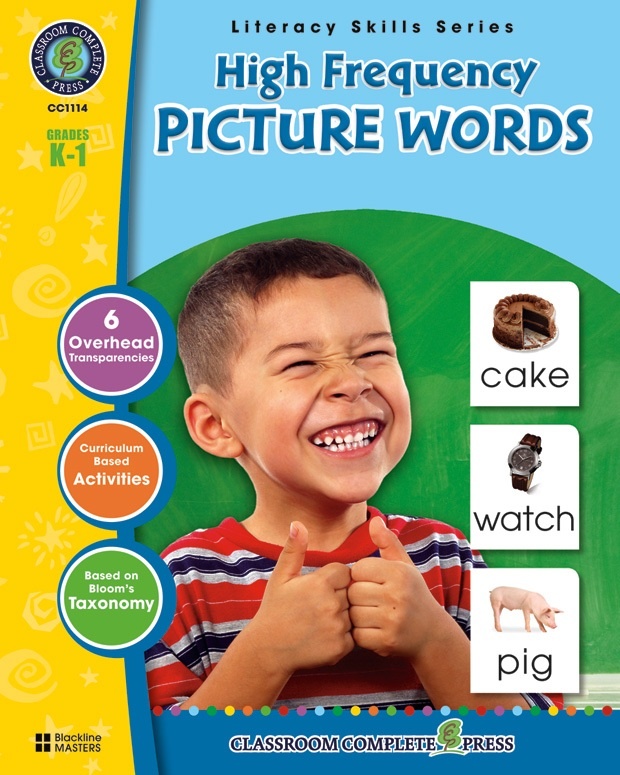 Classroom Complete Regular Education Book: High Frequency Picture Words, Grades - K, 1