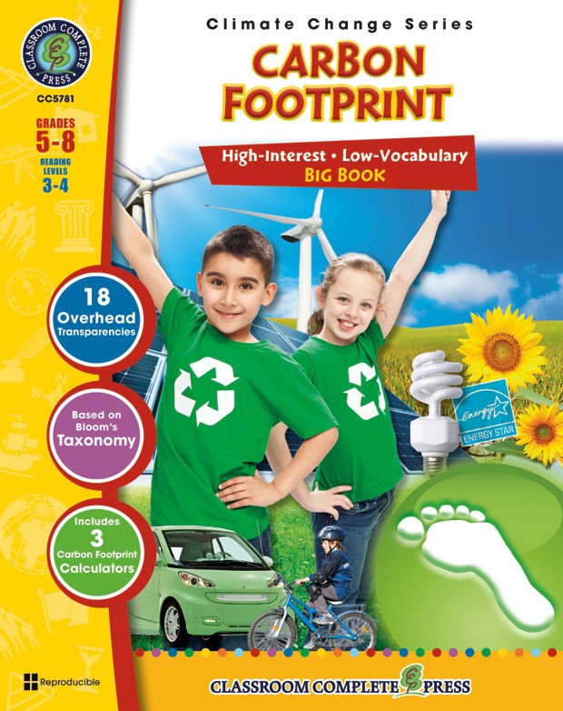 Carbon Footprint Bundle Gr. 5-8 (Carbon Footprint) - Classroom Complete Press