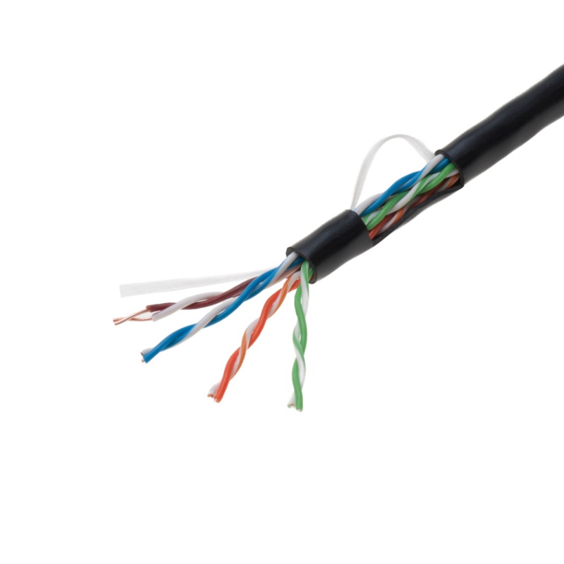 Bulk Cat5e Cable 1000Ft Utp Solid Wire - (Gray \ Black \ White \ Blue \ Orange)
