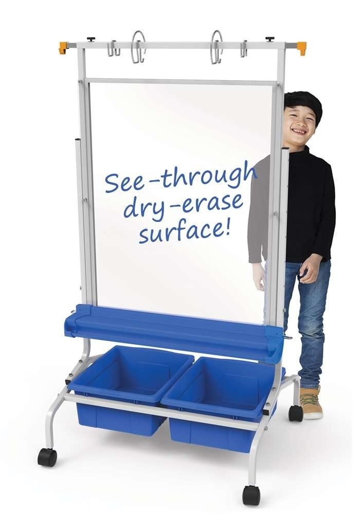 Copernicus Clear Dry-Erase Chart Stand