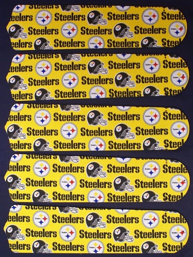 New Nfl Pittsburgh Steelers 52" Ceiling Fan Blades Only