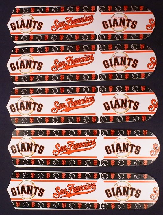 New San Francisco Giants 52" Ceiling Fan Blades Only