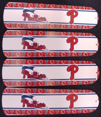 New Philadelphia Phillies 42" Ceiling Fan Blades Only
