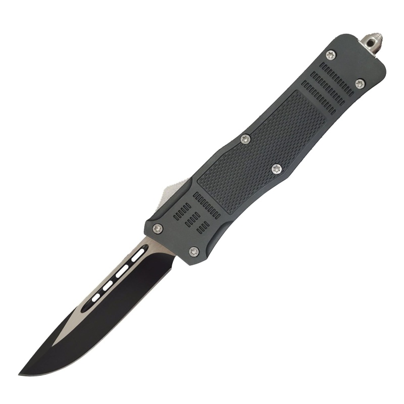 Automatic Otf Knife W/ Belt Clip