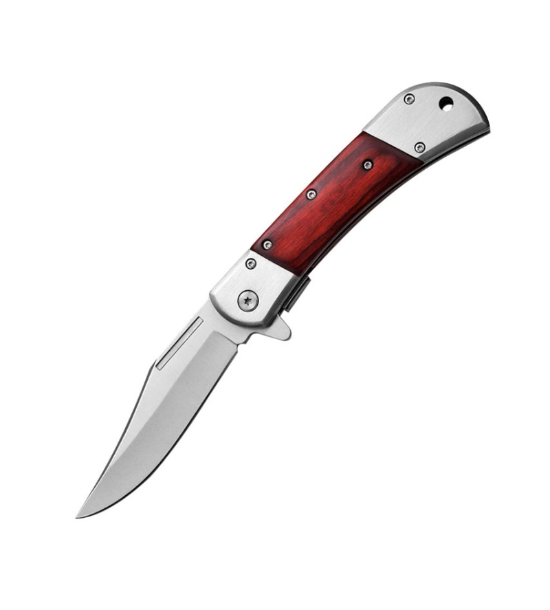 Elitedge 3.75" Spring Assisted Knife with Drop Point Blade
