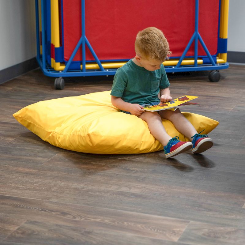 Cuddle-Ups® 27″ Cozy Floor Pillow – Yellow