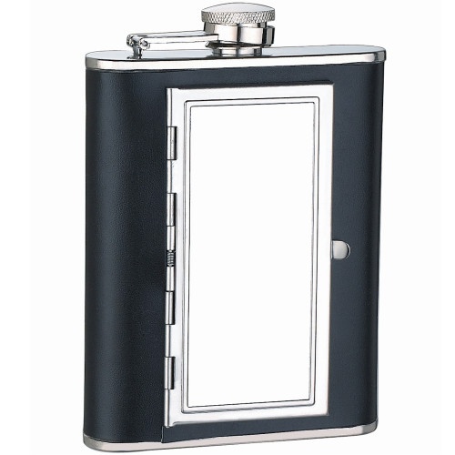 6Oz Cigarette Case Hip Flask, Personalized
