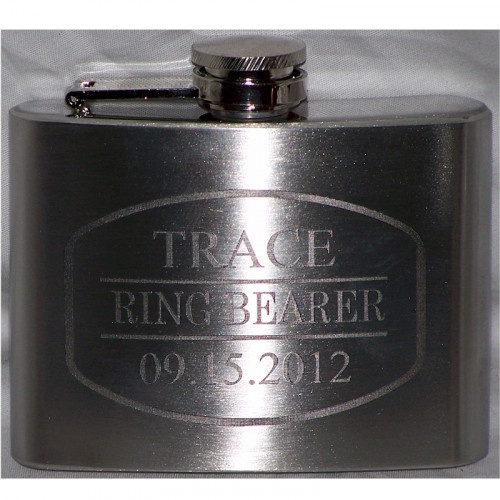 4Oz Personalized Engraved Custom Hip Flask