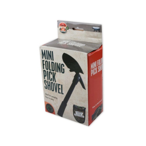 Mini Folding Pick Shovel With Compass