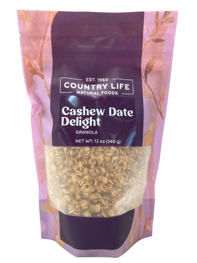 Slow-Baked Cashew Date Granola